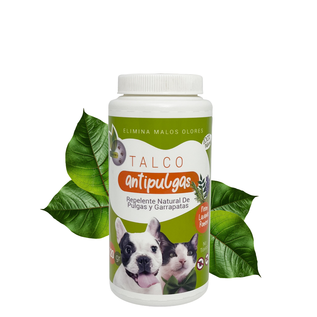 Talco Antipulgas Natural 120gr
