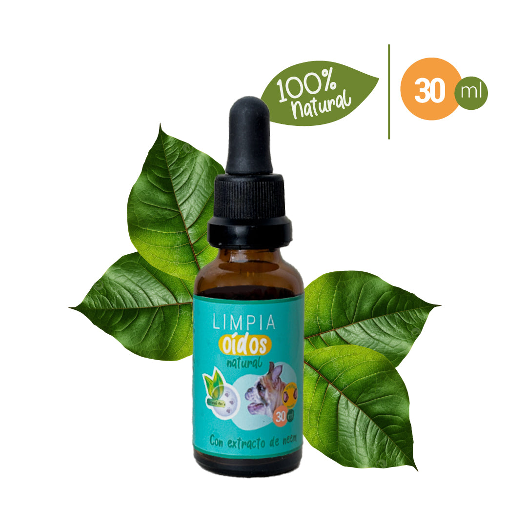 Limpia Oídos Natural 30ml – Naturals Pet´s