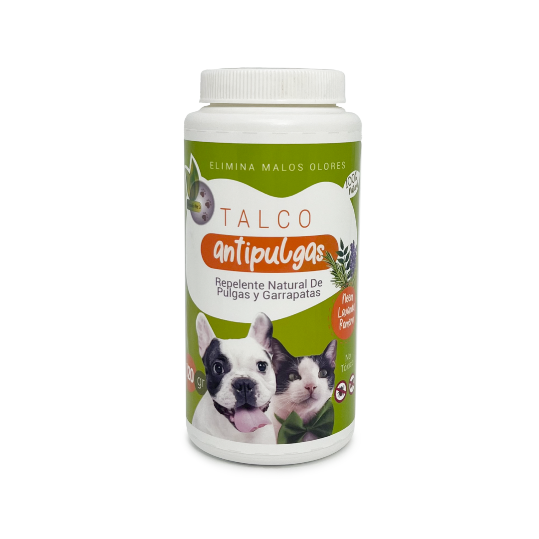 Talco Antipulgas Natural 120gr
